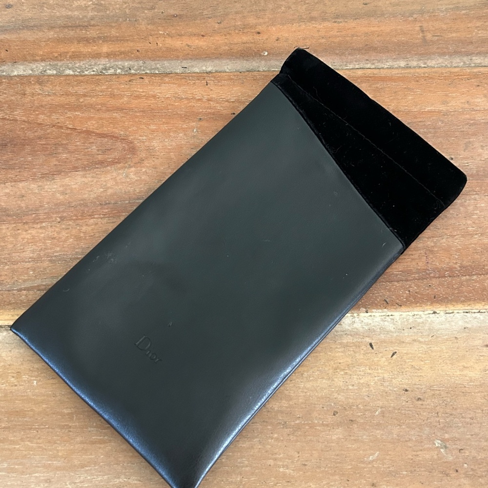 CHRISTIAN DIOR Black Sunglass Case
